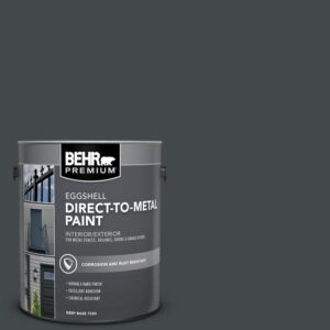 1 gal. #PPU24-23 Little Black Dress Eggshell Direct to Metal Interior/Exterior Paint