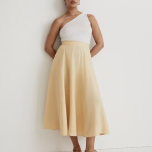 100% Linen Maxi Skirt