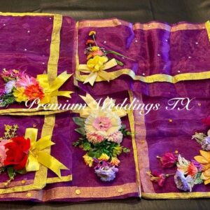 1Ct Saree Bags, Sari Bags, Saree Cover, Dress Keeping Organza Cloth Bag, Sari Storage Organizer Case, Wedding Thaals, Bari Tray