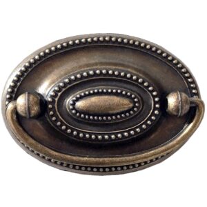 2-1/4" Vintage Style Bail Drawer Pulls Handle Dark Antique Bronze Drop Cabinet Pull Swing Handles Dresser 2.25" 57mm Lynnsgraceland