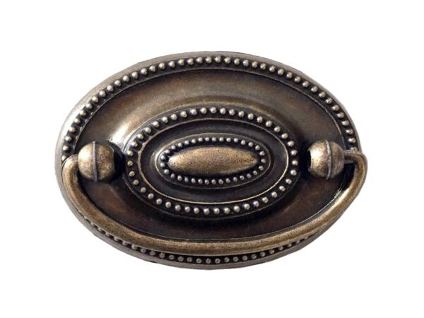 2-1/4" Vintage Style Bail Drawer Pulls Handle Dark Antique Bronze Drop Cabinet Pull Swing Handles Dresser 2.25" 57mm Lynnsgraceland