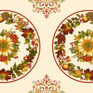 23" Fabric Panel | Henry Glass Autumn Is Calling Fall Leaf Circle Skirt