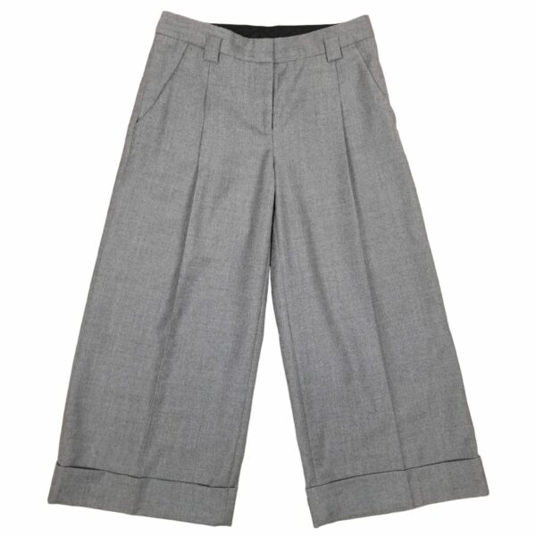 3 1 Phillip Lim Wool Culottes Cuffed 100% Wool Gray Size 2 in Grey, Women's