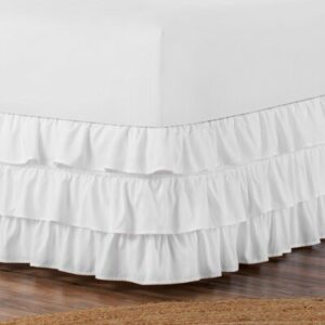 3-Tiered 15" Bed Skirt