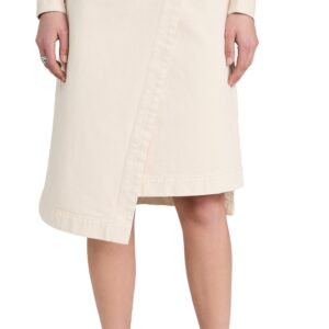 3.1 Phillip Lim Denim Wrap Skirt Ecru 0