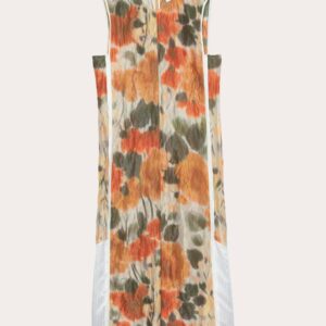 3.1 Phillip Lim Women's Combo Slip Dress in Marigold Multi Nylon/Elastane/Polyester