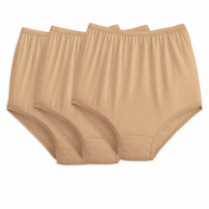 Blair Women's 3-Pack Nylon Panties - Tan - 10 - Misses