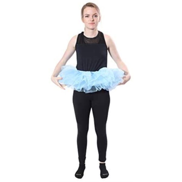 421-LB-OS Womens Tutu Dress Tulle Skirt, Light Blue - One Size