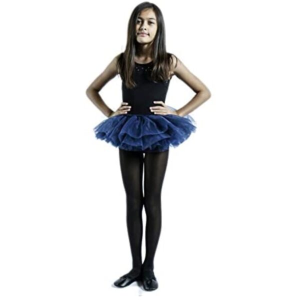 421-NB-OS Womens Tutu Dress Tulle Skirt, Navy Blue - One Size