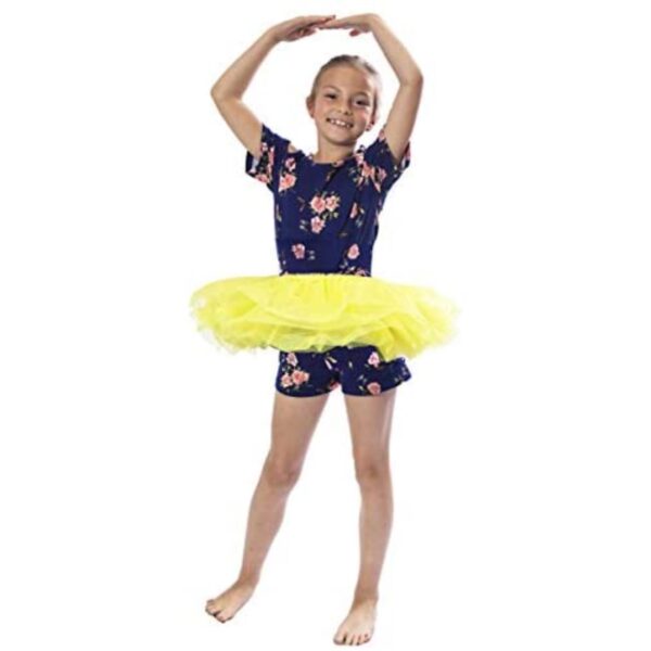 421-YE-OS Womens Tutu Dress Tulle Skirt, Yellow - One Size