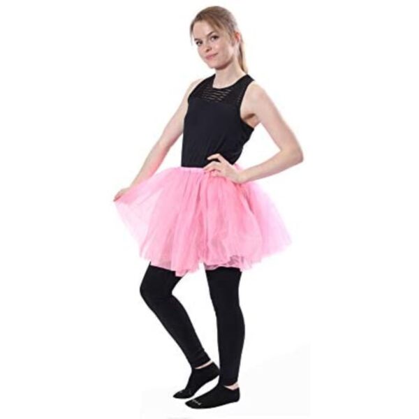 423-HP-OS Womens Tutu Dress Tulle Skirt, Hot Pink - One Size