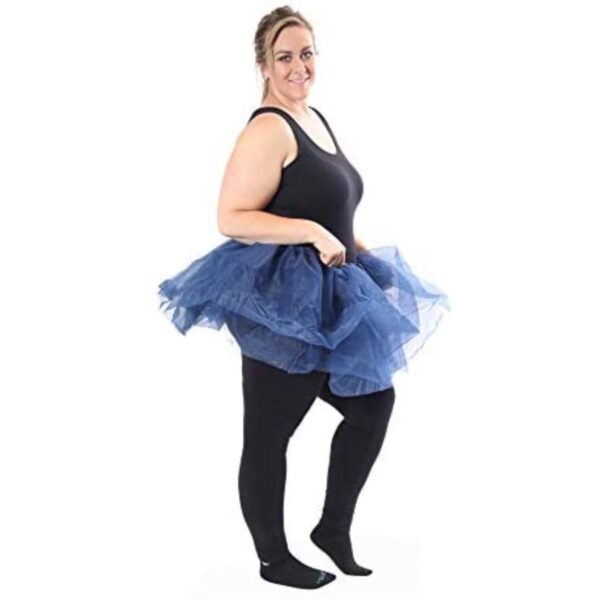 423-NB-OS Womens Tutu Dress Tulle Skirt, Navy Blue - One Size