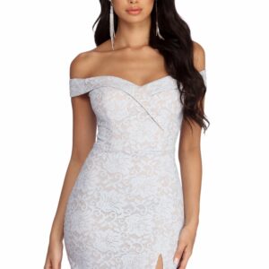 50 Shades Of Lace Mini Dress