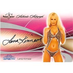 527270 Lana Kinnear Autographed Trading Card Benchwarmers Lingerie Bikini 2008 No.BWLK Authenticated Edition