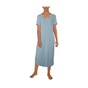 81138375 Soft Haven Short-Sleeve T-Shirt Dress for Ladies - Blue - Extra Small