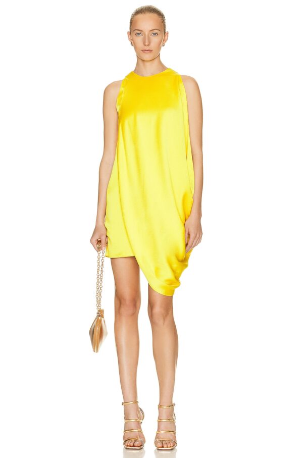 ALAÏA Cocktail Dress in Yellow