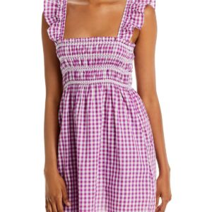 Adalhia Womens Gingham Casual Sundress