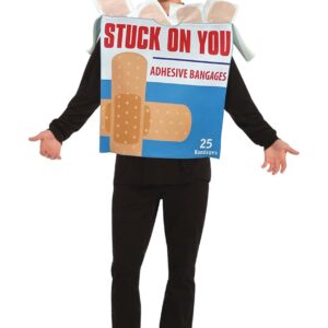 Adult Stuck On You Bandage Box Fancy Dress Costume | Adult Funny Fancy Dress Costumes