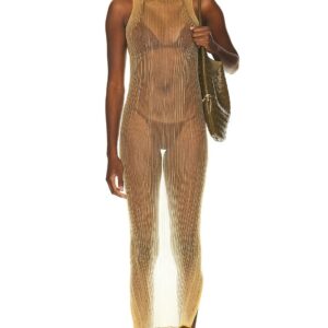 Aisling Camps Mist Tube Dress in Tan