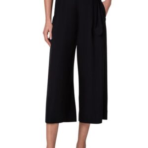 Akris punto Fiorella Belted Culottes in Black at Nordstrom, Size 12