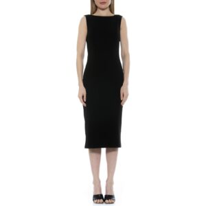 Alexia Admor Penny Midi Sheath Cocktail Dress in Black at Nordstrom Rack, Size X-Small