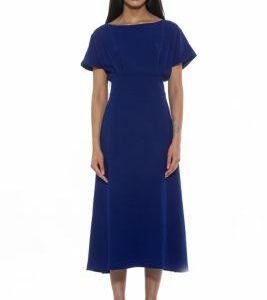 Alexia Admor Women's Lottie Dolman Midi Fit And Flare Dress