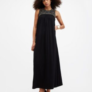 AllSaints Arizona Embellished Cut-Out Maxi Dress