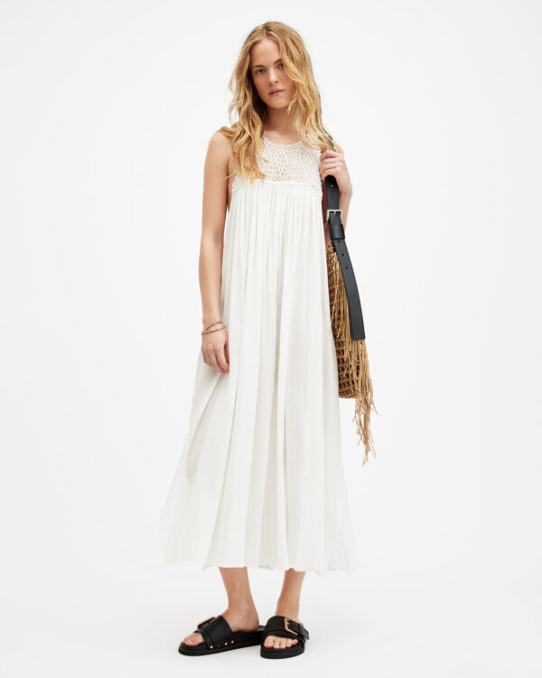 AllSaints Corrs Crochet Maxi Dress