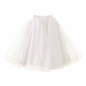 Alluring Tulle Short A-line Skirts | Elastic Women's Skirts