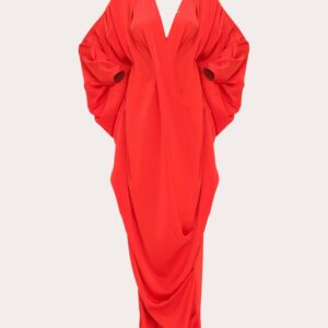 Andrea Iyamah Women's Tibara Kaftan Dress in Saffron Polyester