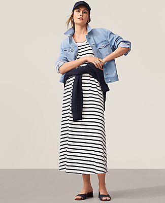 Ann Taylor AT Weekend Trapeze Maxi Dress