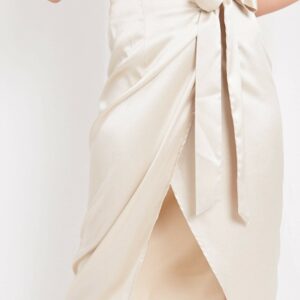 Aria Wrap Skirt - Champagne, M/L