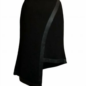 Asymmetrical Skirt In Black