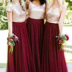 BURGUNDY Wedding Full Long Tulle Skirt Custom Plus Size Bridesmaid Tulle Skirt