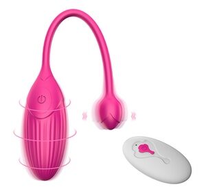 Wireless Remote Panties Wearable Bullet Egg Vibrator G Spot Clitoris Massager Rose Red