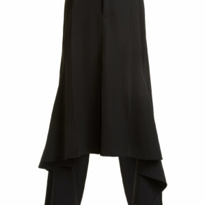 Balenciaga - Wool Godet Pant-Skirt - Black - FR 38 - Moda Operandi