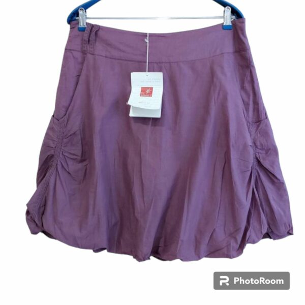 Balloon Skirt Avant Garde Midi Skirt Bubble Hem Size L in Mauve, Women's