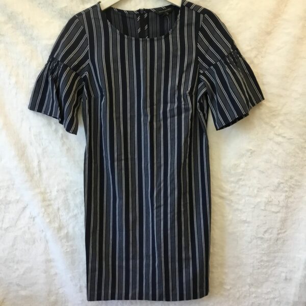 Banana Republic Stripe Smock Sleeve Shift Dress in Blue, Women's (Size Small)