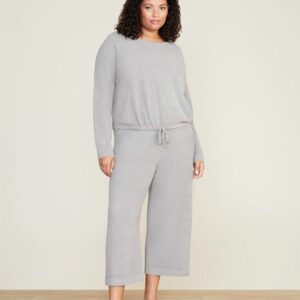 Barefoot Dreams CozyChic Ultra Lite Culottes in Dove Gray