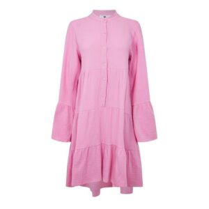 Be You Tiered Smock Dress - Pink