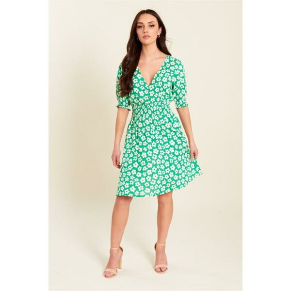 Be You You Tea Dress - Green