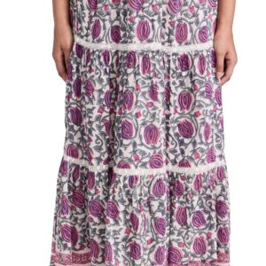 Bell Marni Maxi Skirt Pink Purple Tulip XL