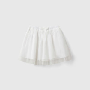 Benetton, Tulle Skirt, size 12-18, White, Kids