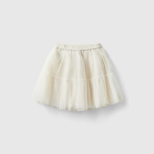 Benetton, Tulle Skirt, size S, Creamy White, Kids