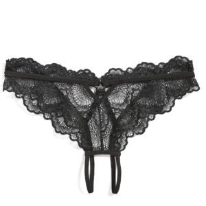 Thistle and Spire Kane Overt Bikini Panties Black XS