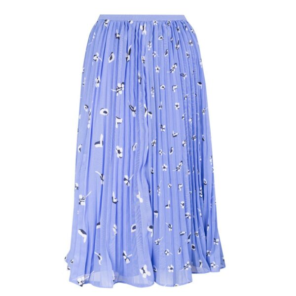 Bhelle Crepe Panel Midi Skirt