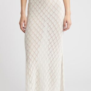 'Billabong Summer Side Collection Only You Knit Maxi Skirt in Salt Crystal at Nordstrom, Size Large