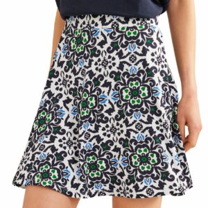 Boden Jersey Wrap Mini Skirt