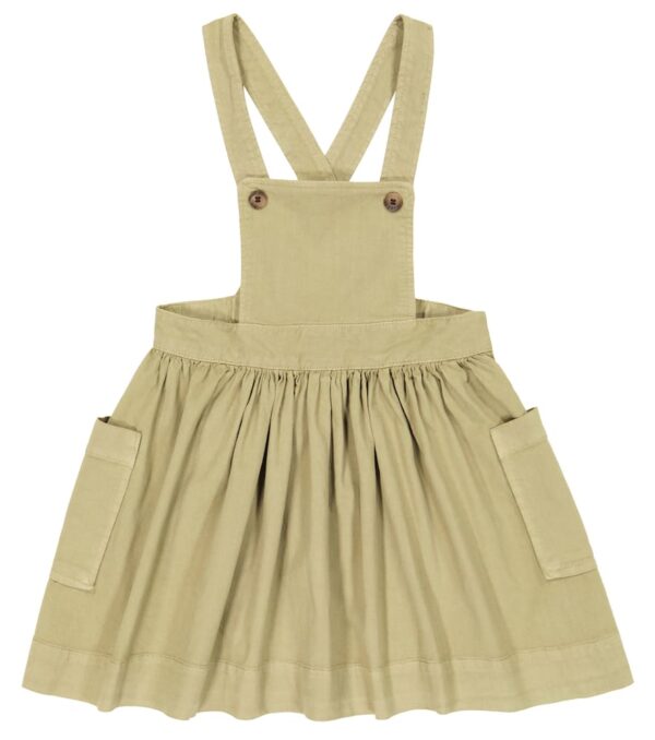 Bonpoint Amlia cotton pinafore dress