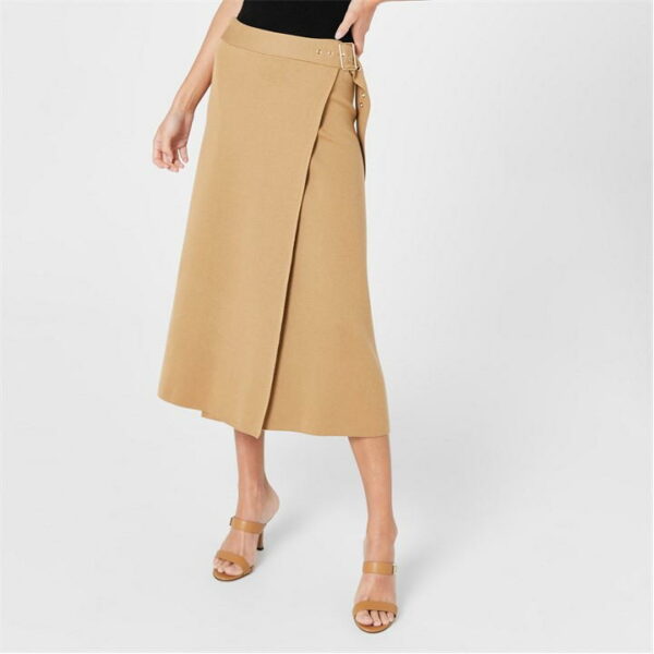 Boss Franka Wrap Skirt - Beige